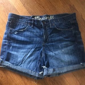 Madewell High Waisted Denim Shorts